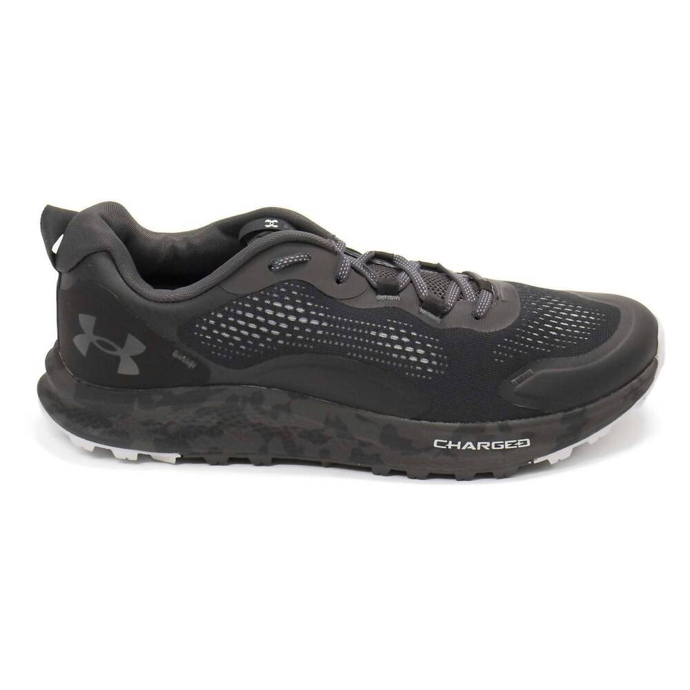 NEW UNDER ARMOUR women's charged bandit trail running 2 shoes in black